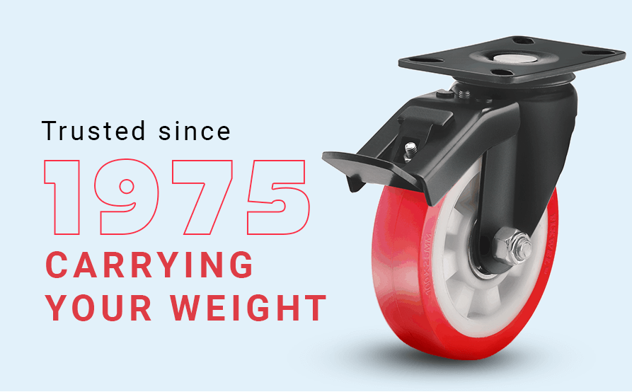 coated caster wheel since 1975
