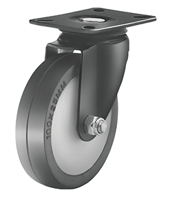 Caster wheel with black wheel