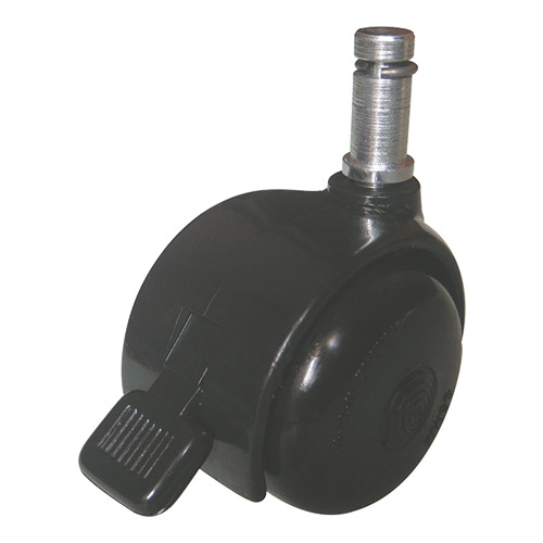 Nylon king brake pin caster wheel