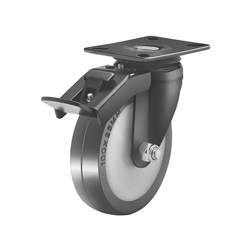 Black coated caster wheel 952-65mm-alto-3