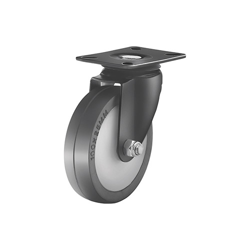 Black coated caster wheel 962-65mm-qualis-2